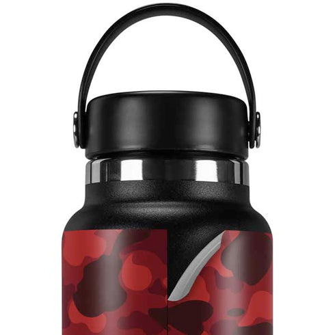 Red Street Camo Hydro Flask 32oz Wide Mouth Skin